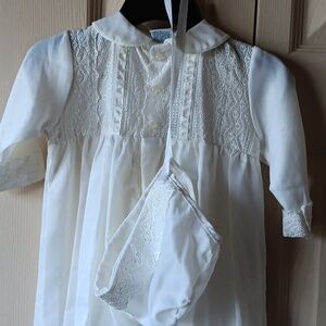 NB  Christening, Dedication, or Baptismal gown. Never worn- A Mother's Treasure.